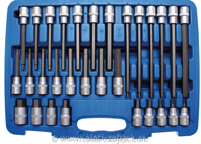 30-piece bit socket set 1/2" 12,5 mm BGS TECHNIC