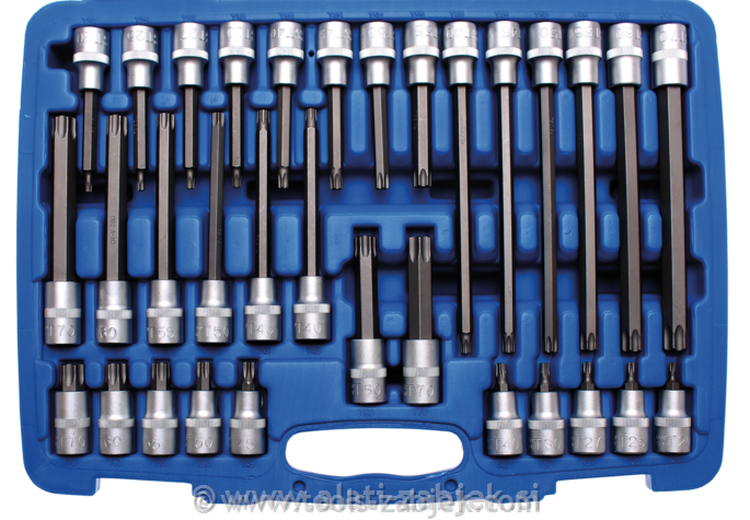 32-piece bit socket set for Torx 1/2" 12,5 mm BGS TECHNIC