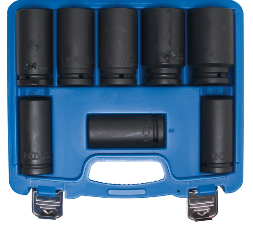 8-piece set of sockets, deep 3/4" 22 - 38 mm BGS TECHNIC