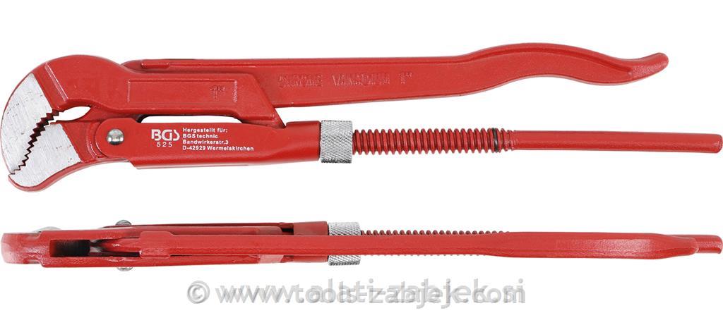 Gaspipe pliers with 3-point grip 1" BGS TECHNIC