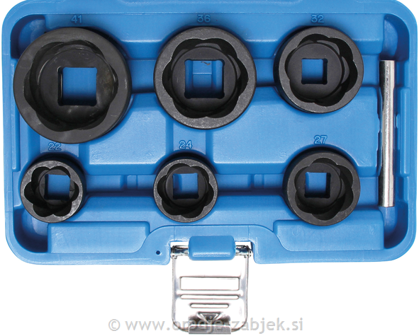 6-piece socket set 22-41 mm for damagedscrews and nuts BGS TECHNIC