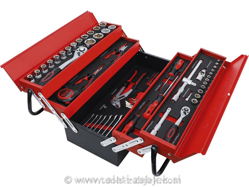 Metal workshop Tool Case incl. Toolassortiment 86pcs BGS TECHNIC