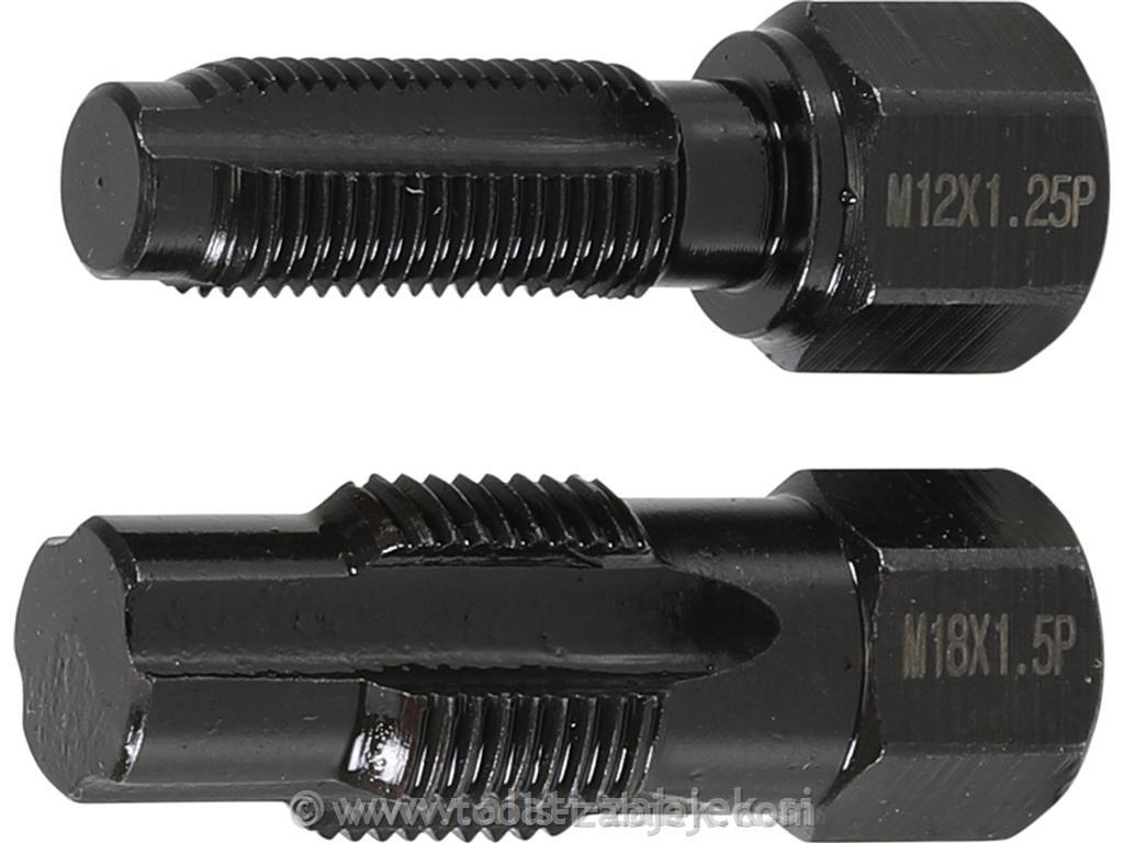 Oxygen sensor thread repair tool M18 x 1,5 mm, M12 x 1,25 mm BGS TECHNIC