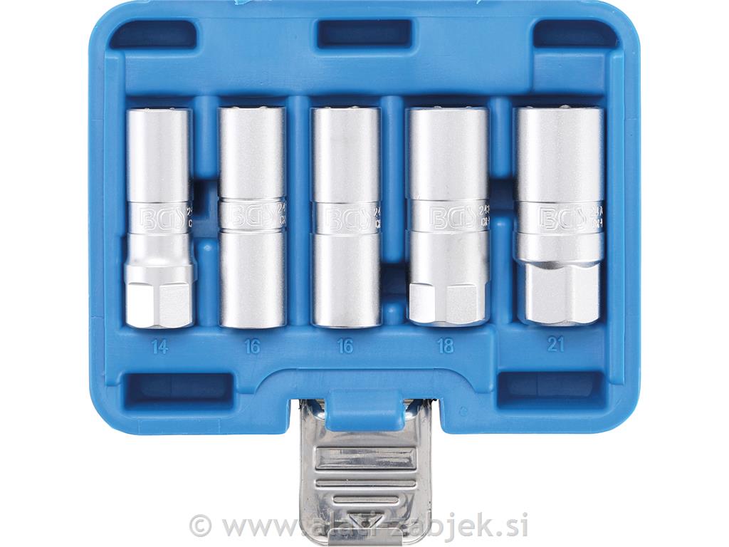 Spark plug socket set 14 - 21 mm 1/2" BGS TECHNIC