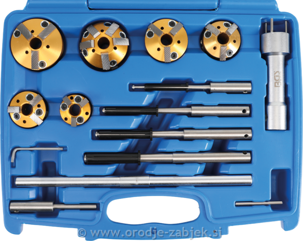 14-piece valve seat milling cutter set 28-65 mm BGS TECHNIC