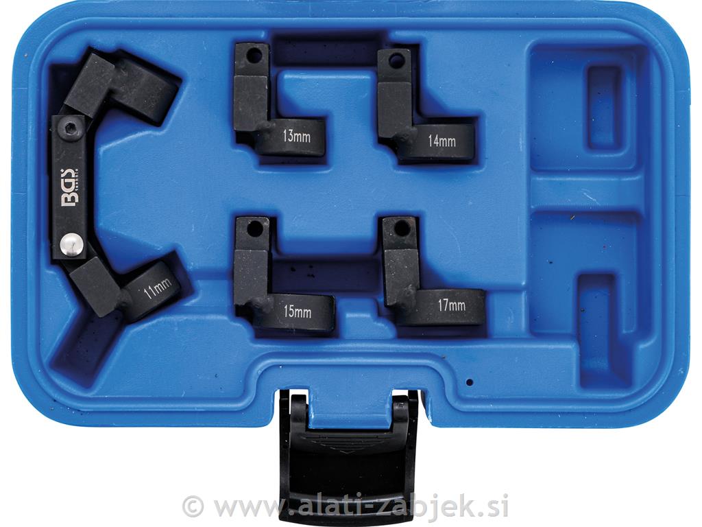 Socket set / flexible / 5 interchangeable heads | 11 - 17 mm BGS TECHNIC