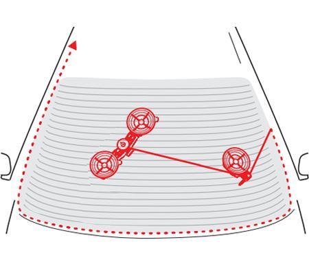 Professional windscreen removal tool BGS TECHNIC