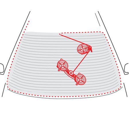 Professional windscreen removal tool BGS TECHNIC