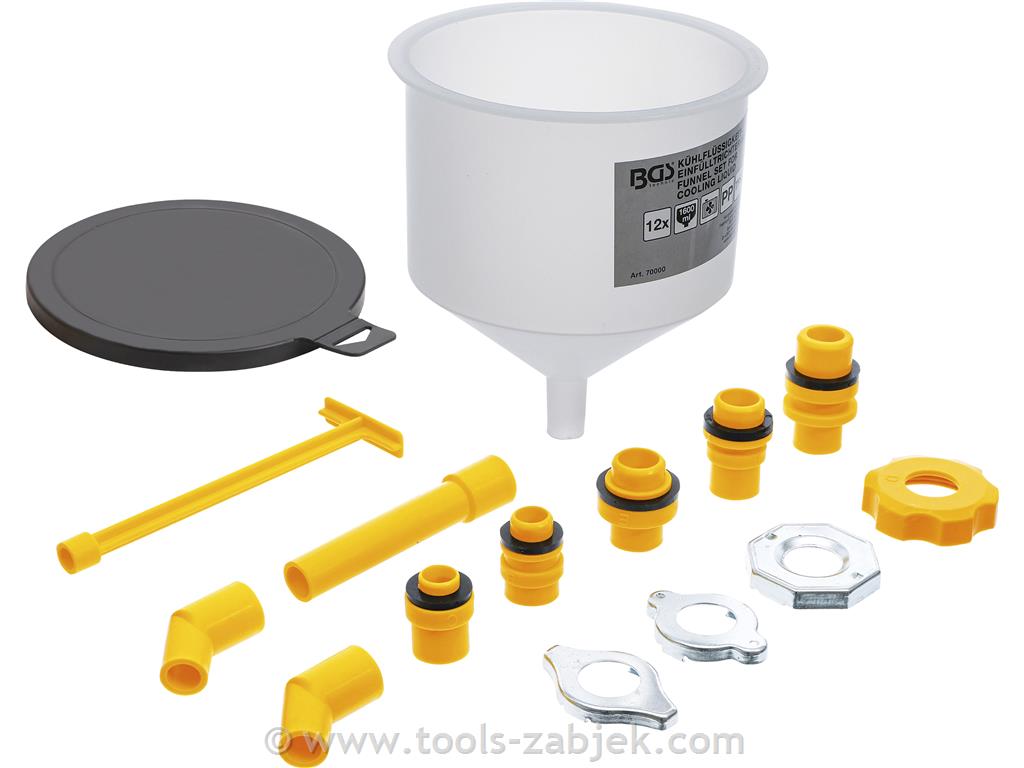 Cooling liquid funnel set BGS TECHNIC