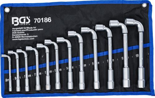 Deep Hole Pipe Spanner Set 8 - 19 mm BGS TECHNIC