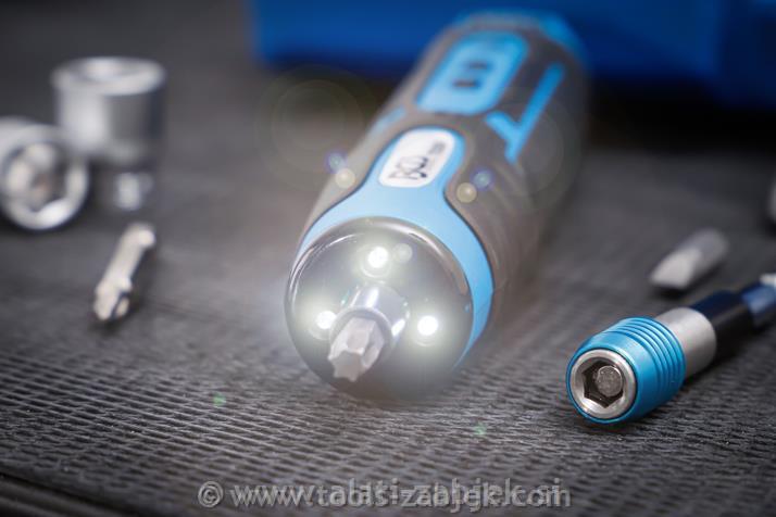 Cordless screwdriver with bits, 41 pcs BGS TECHNIC