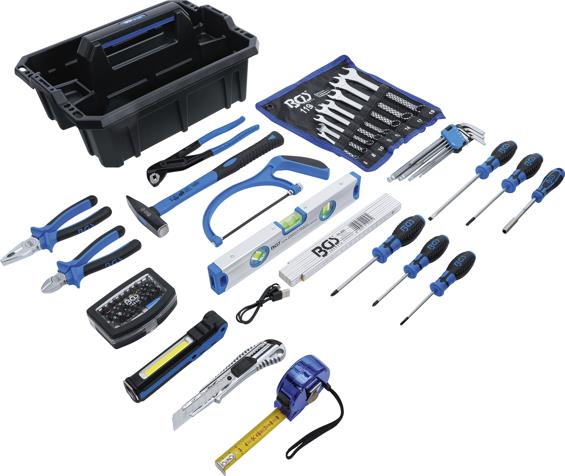 Tool case with 66-piece tool set BGS TECHNIC