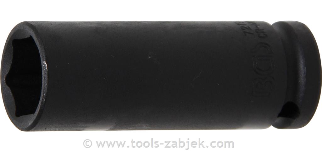 Impact socket 1/2", deep BGS TECHNIC