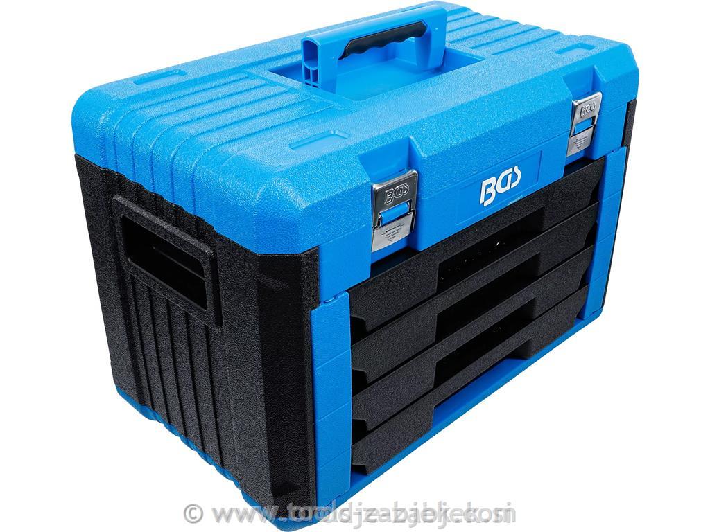 Socket set hexagon metric and inch sizes BGS TECHNIC