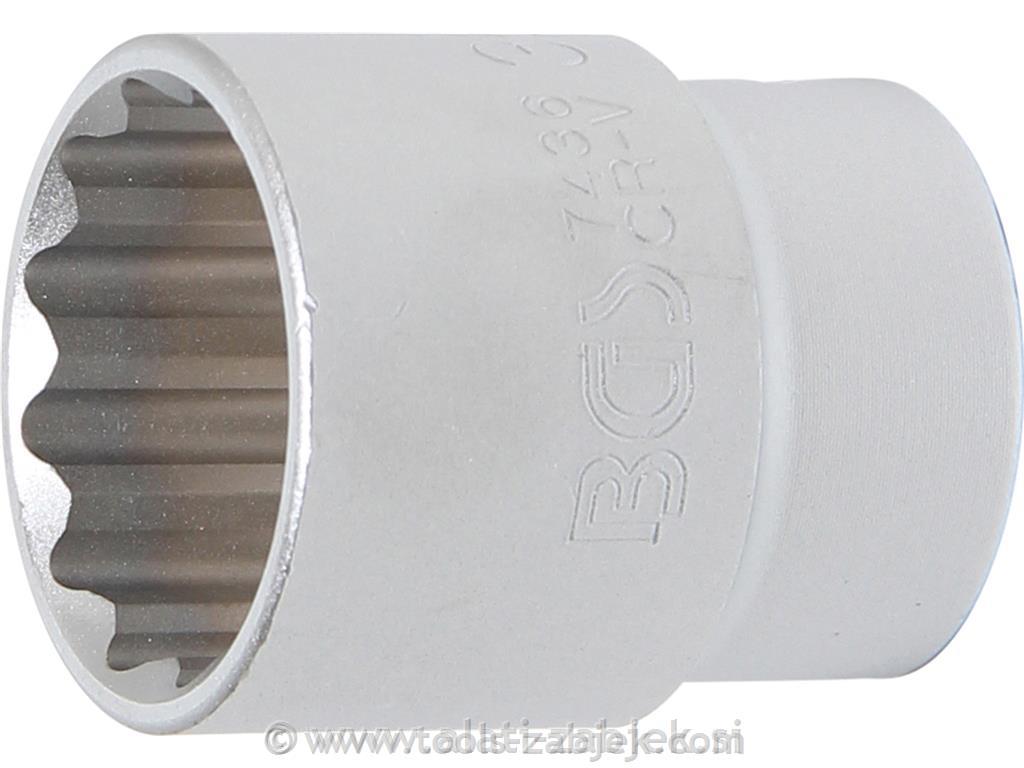 3/4" Socket, 12-pt., 36 mm BGS TECHNIC