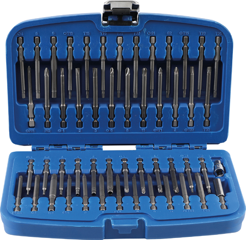 51-piece long bit set for security screws BGS TECHNIC
