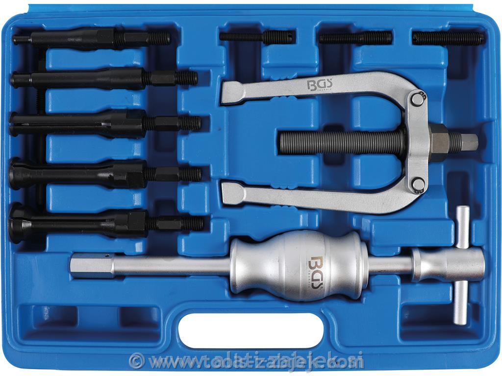 10-piece puller set for blind hole bearings BGS TECHNIC