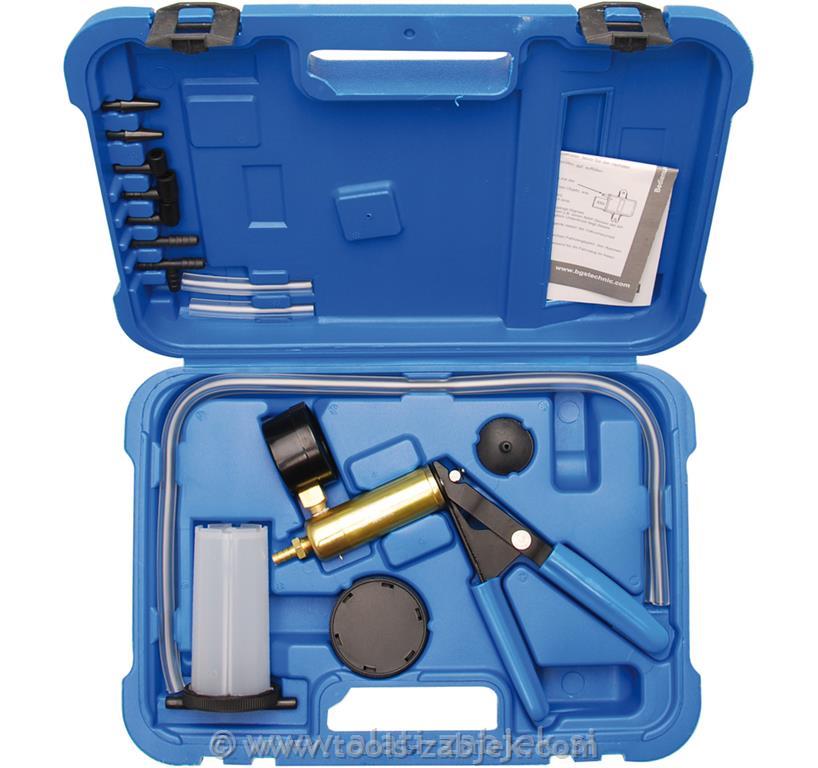 Vacuum brake bleeding tool 