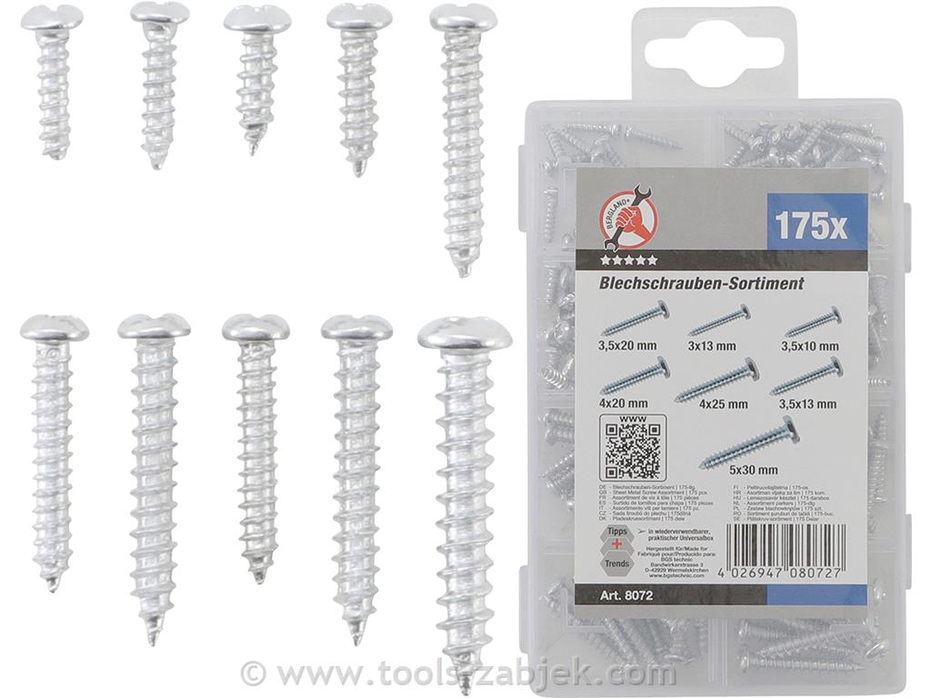 Metal screws set BGS TECHNIC