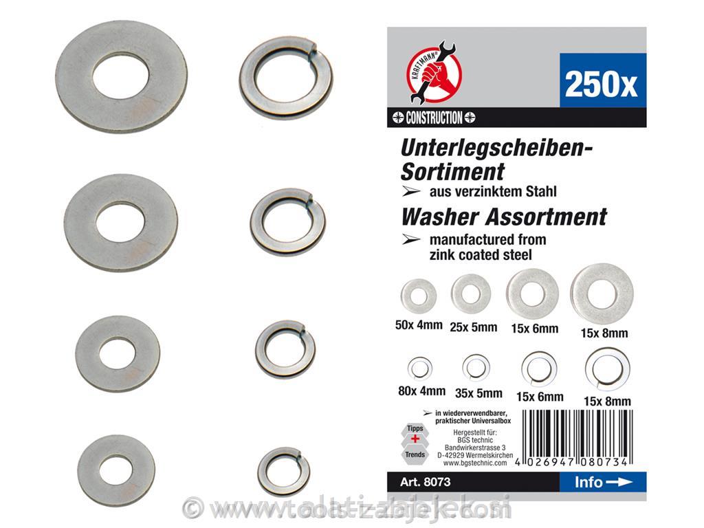 Set of different washers BGS TECHNIC