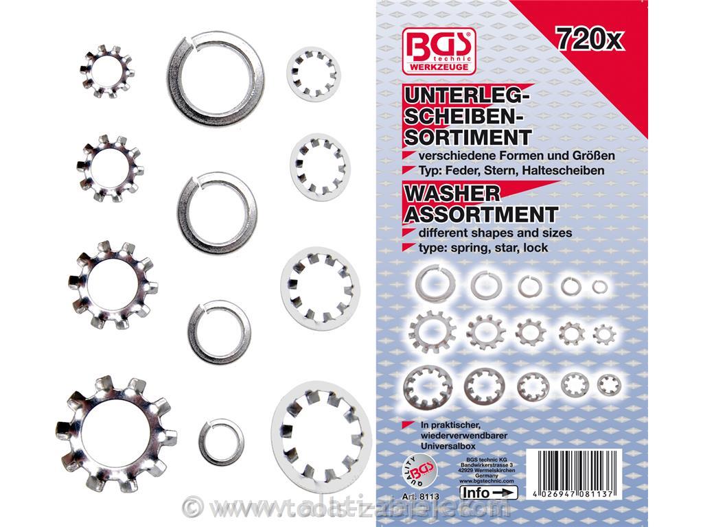 Set of different washers BGS TECHNIC