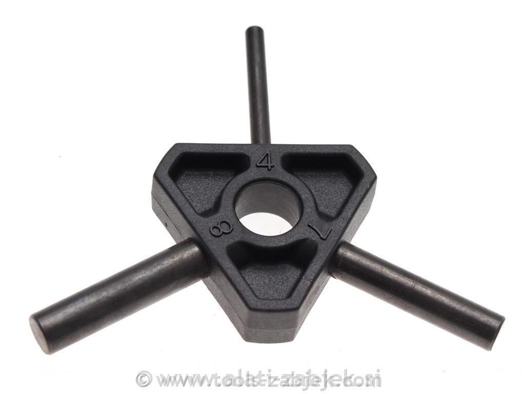 3-sided wrench for engine timing / for VAG BGS TECHNIC
