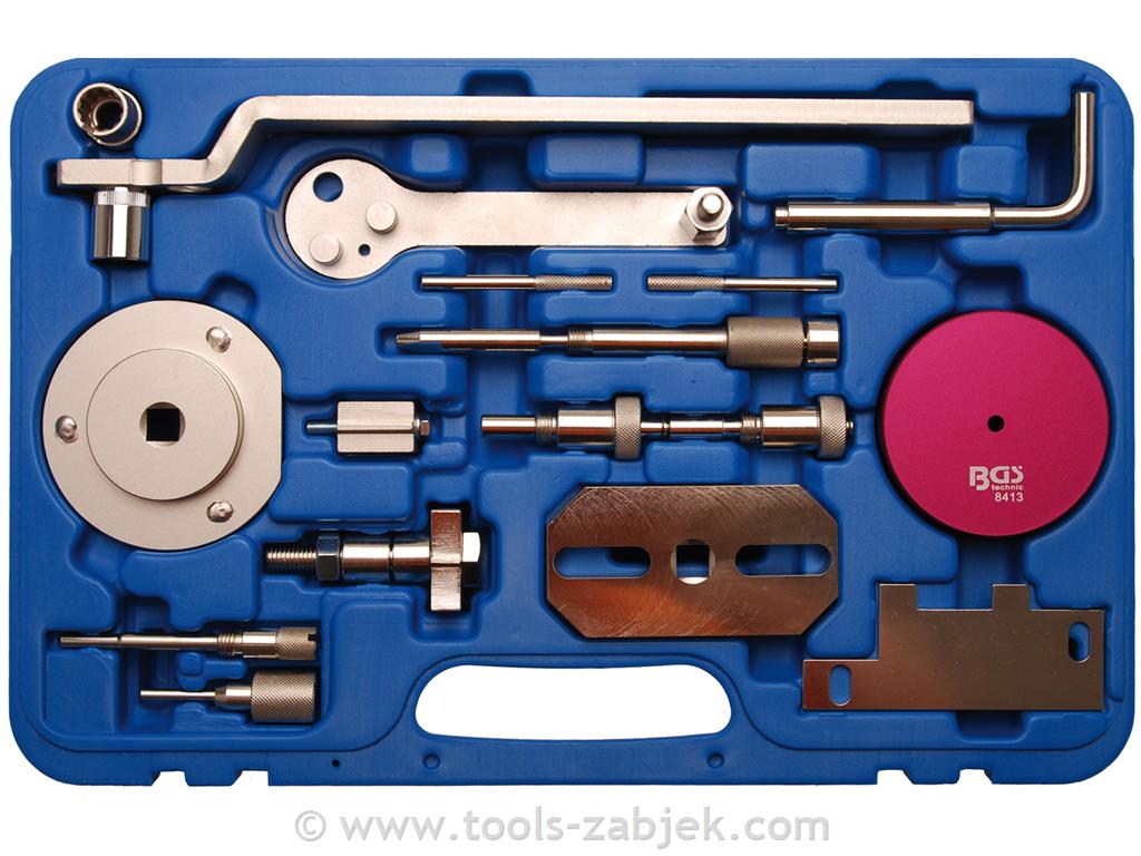 Engine timing tool set for FIAT / PSA BGS TECHNIC
