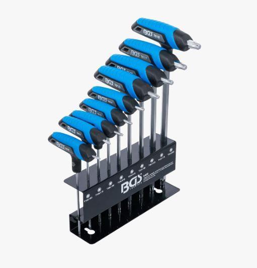 9-piece set of Torx wrenches T10 - T50 BGS TECHNIC