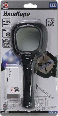Magnifier with LED lights BGS TECHNIC