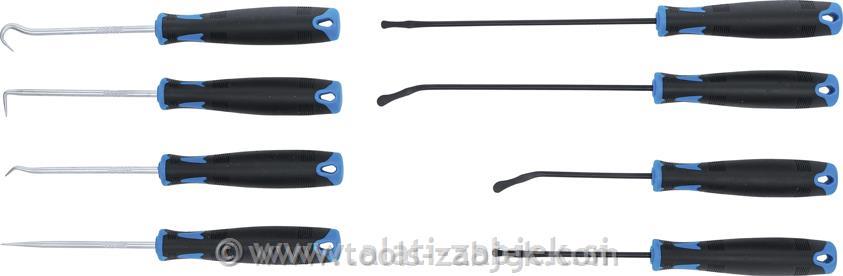 8-piece hook and needle set BGS TECHNIC