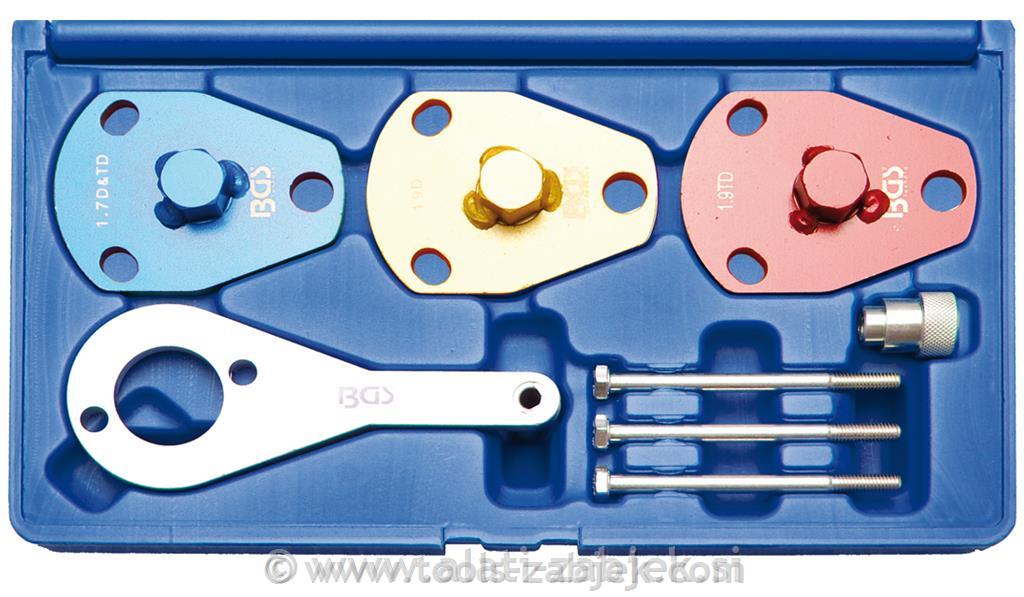 Engine timing tool set for Fiat 1.7 / 1.9 L diesel BGS TECHNIC