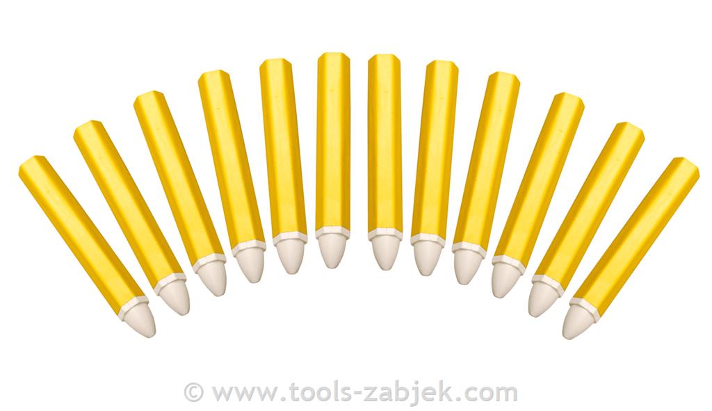 12-delni set belih označevalnih kred BG 8822 BGS TECHNIC