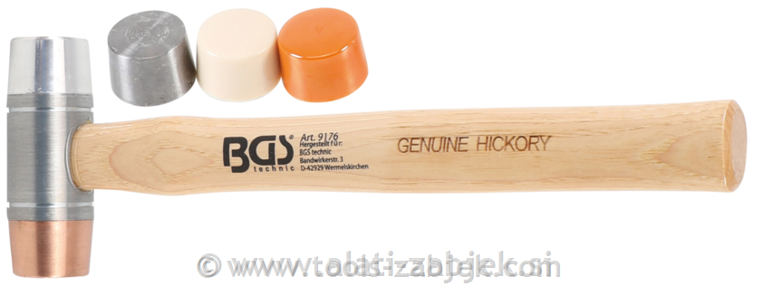 Hammer with interchangeable heads O 35 mm, 305 mm BGS TECHNIC