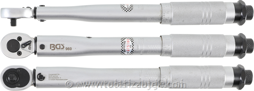 Torque wrench 1/4" 5-25 Nm BGS TECHNIC