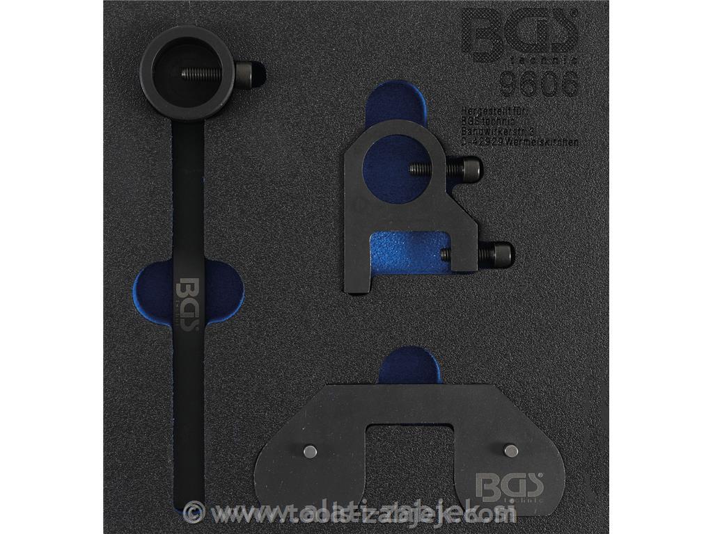 Shaft adjustment tool set / for Land Rover, Citroen, Mitsubishi, Peugeot, BGS TECHNIC