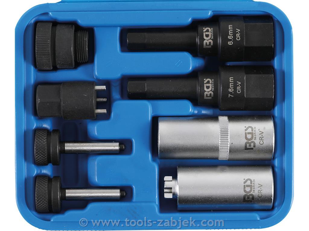 Injector repair kit / 8-piece BGS TECHNIC