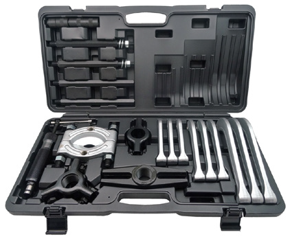 Puller set with hydraulic spindle 10 tons 