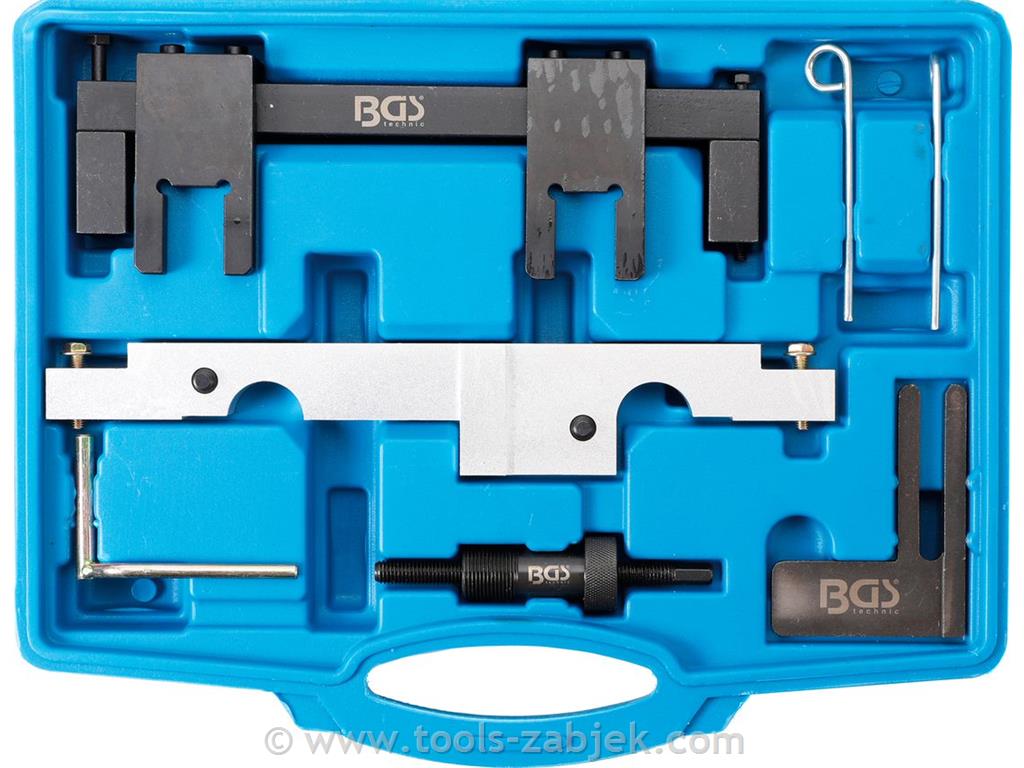 Engine timing tool set for BMW N43 