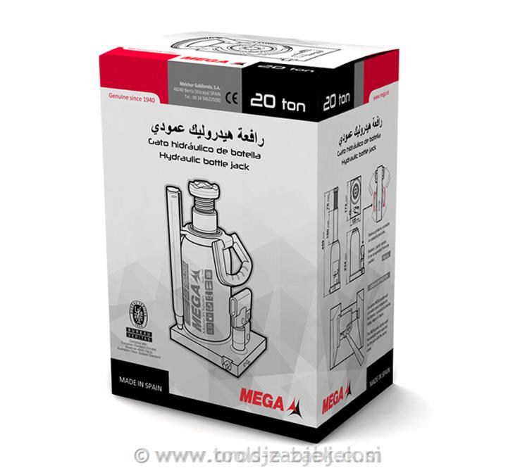 Hydraulic bottle jack 3-50 T MEGA
