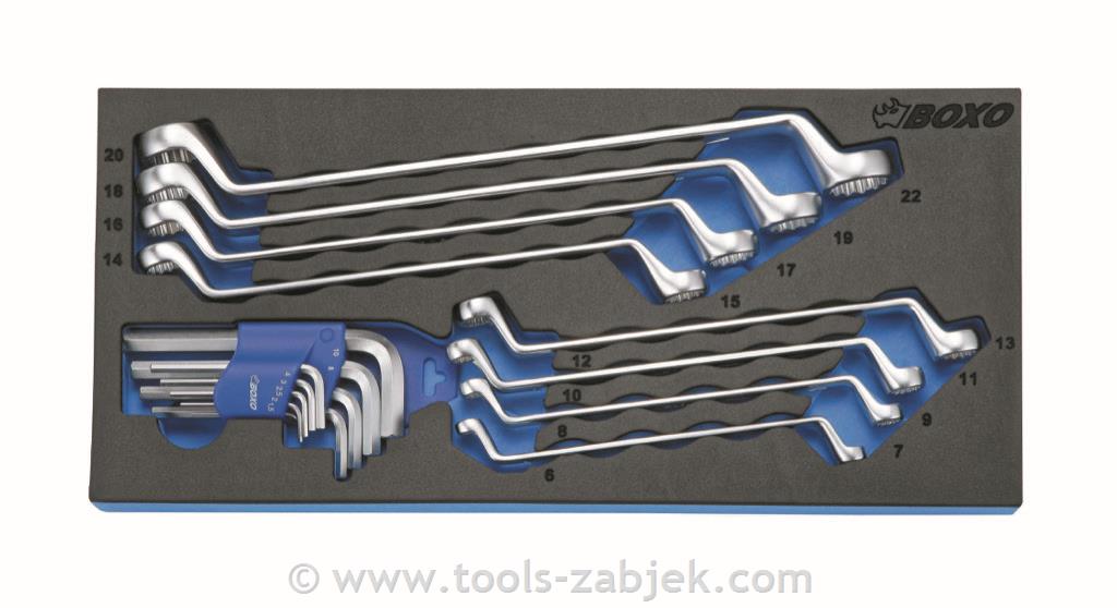 17-piece wrench set BOXO