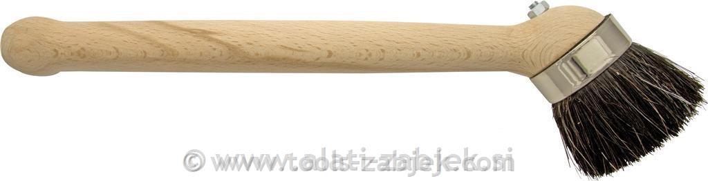 Brush for mounting paste application 