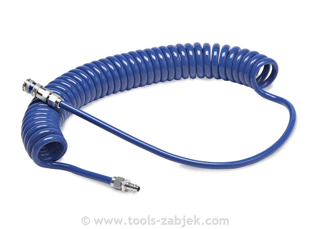 eSafe spiral hose 8x12 mm with series 320 couplings CEJN