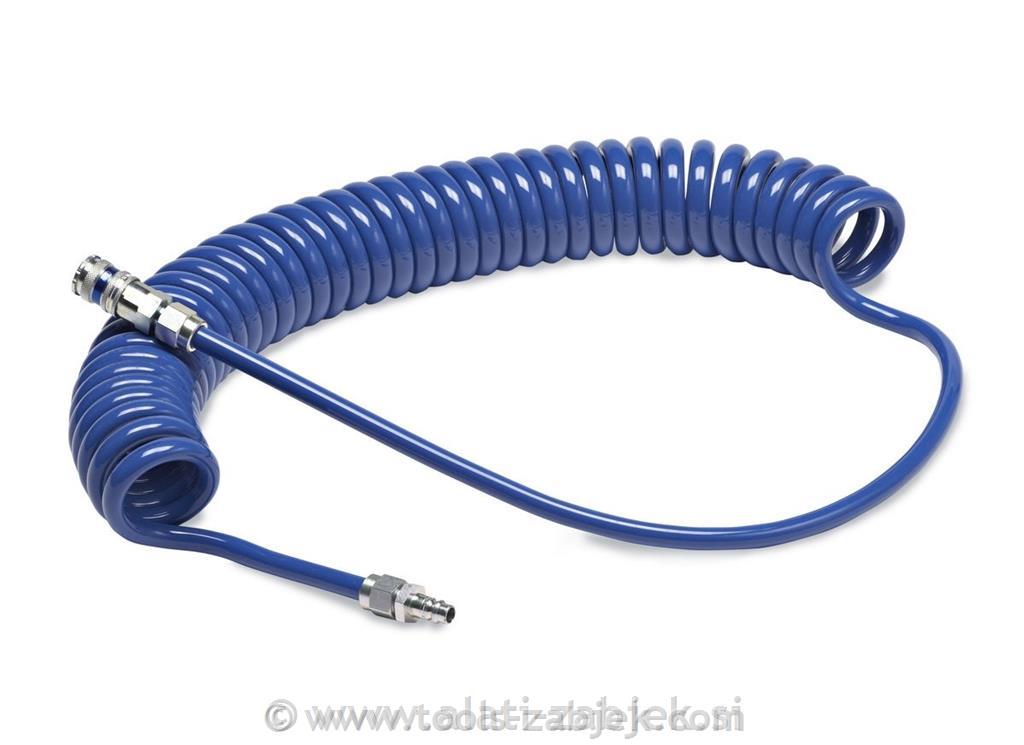 eSafe spiral hose 8x12 mm with series 320 couplings CEJN