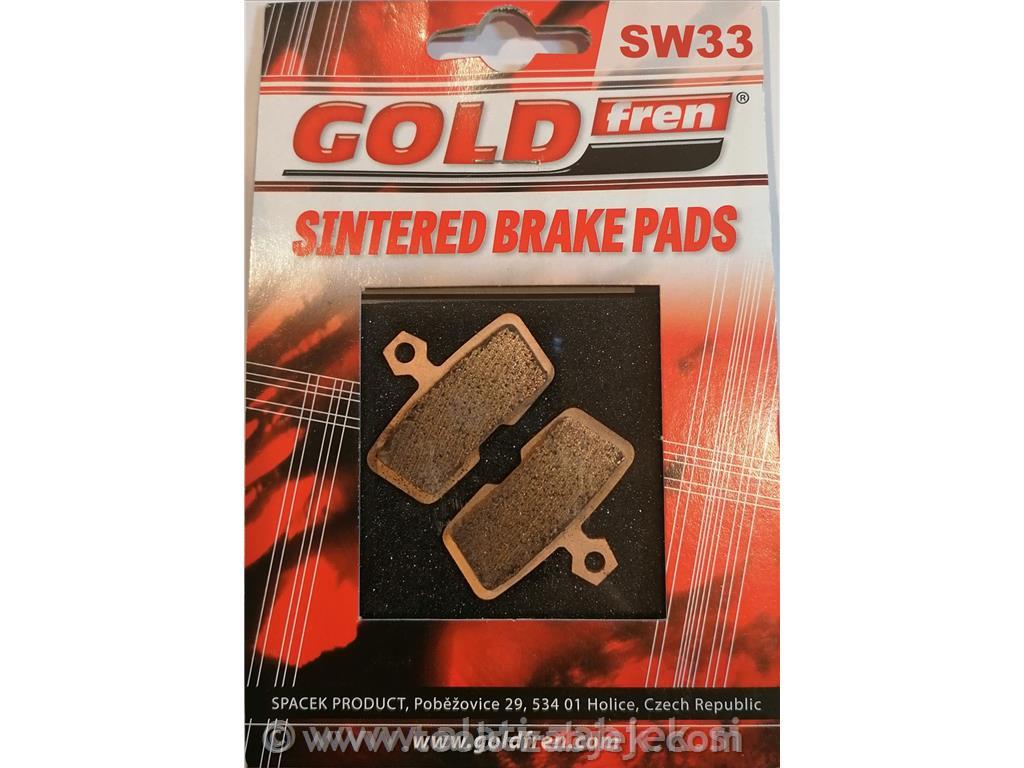 Brake pads, compound SW33 GOLDFREN