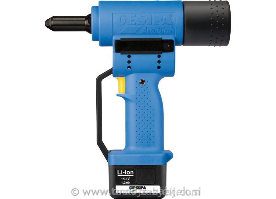 Cordless riveter AccuBird 14.4V/1.3Ah 