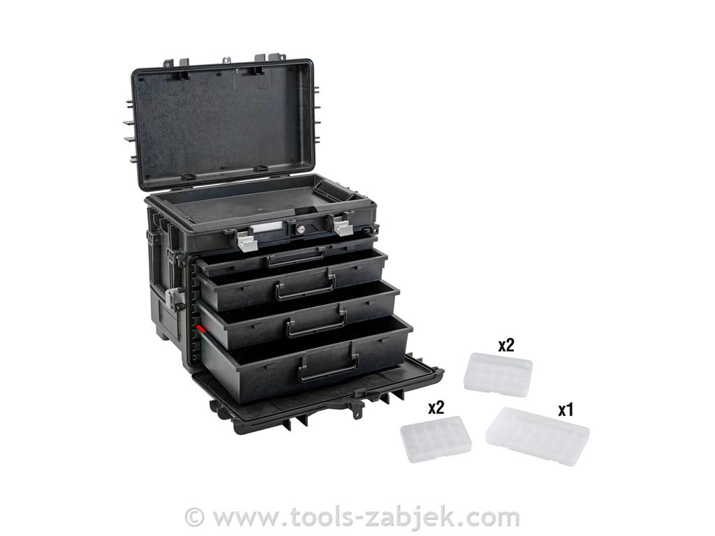 Tool box with 4 empty drawers AI1.KT02 GT LINE