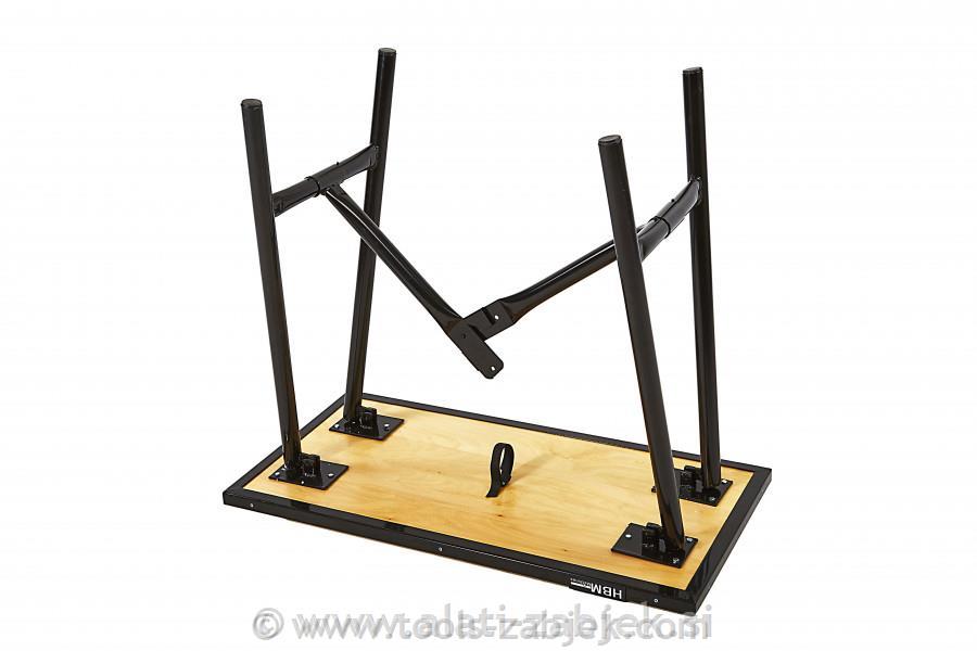 Foldable Workbench with Wooden Top HB