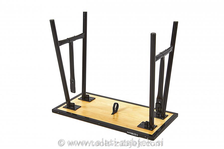 Foldable Workbench with Wooden Top HB