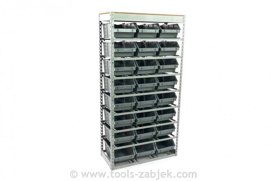 Rack with 24 Storage Bins HB