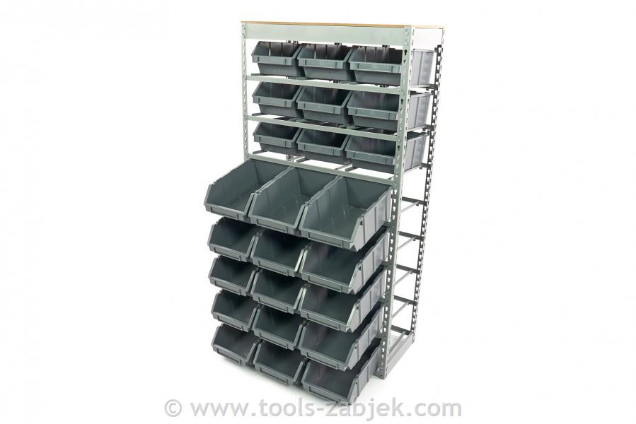 Rack with 24 Storage Bins HB